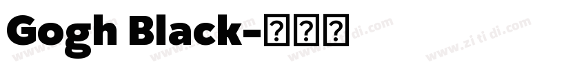 Gogh Black字体转换